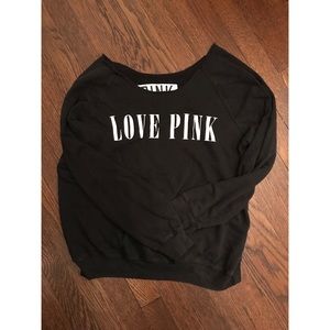 Off the shoulder crewneck